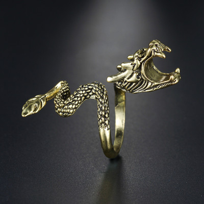 Nou Unisex Gotic Punk Dragon Skull Joint Knuckle Full Finger Gheare Inel Bijuterii Declarație Party Club Charm Inele Knuckle Bijuterii