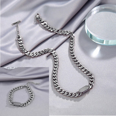 Colier cu lanț cubanez DIEYURO din oțel inoxidabil 316L cu cusături rotunde, design de modă pentru femei, pentru petrecere punk, de vânzare fierbinte, decorare bijuterii