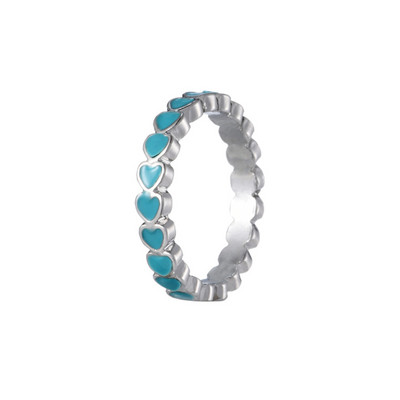 Lost Lady Heart Inel Inel de metal de calitate superioară Moda Moda Bijuterii multicolore Petrecere de nunta Prietena Prezent En-gros Bijoux