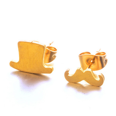 Nové minimalistické viacvrstvové zlaté nehrdzavejúce oceľové náušnice so zvieratkami a srdiečkami pre ženy a dievčatá, ozdoby na uši, šperky a darčeky.