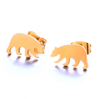 Nové minimalistické viacvrstvové zlaté nehrdzavejúce oceľové náušnice so zvieratkami a srdiečkami pre ženy a dievčatá, ozdoby na uši, šperky a darčeky.