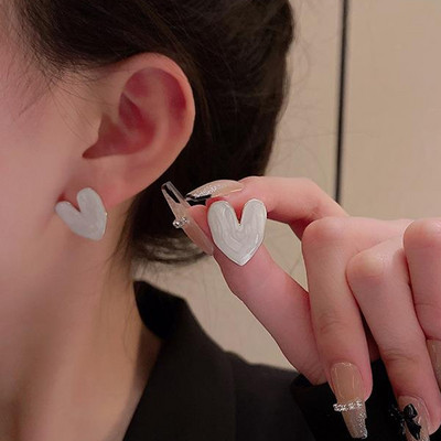 Korejske kristalne naušnice Metalne kopče za uši s biserima za žene Modne naušnice s kandžama za uho Djevojke Elegantan trendovski nakit Poklon za zabavu