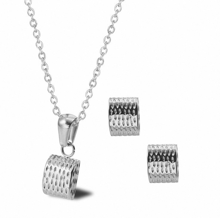 Colier Cercei pandantiv Patrate Alungite Seturi de bijuterii pentru femei Cadou Fahion BT174