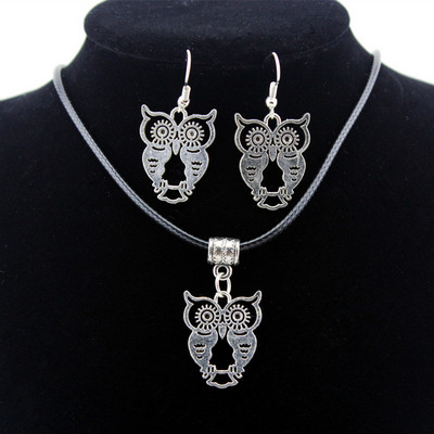 Új Érkezés Gyöngyök Ékszerkészlet Divat Akció Kis elefánt ötvözet nyaklánc fülbevaló két környezetbarát anyagból