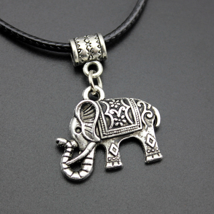 Új Érkezés Gyöngyök Ékszerkészlet Divat Akció Kis elefánt ötvözet nyaklánc fülbevaló két környezetbarát anyagból