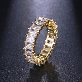 LXOEN цветен прост луксозен годежен пръстен с циркон със сребърен цвят кристал сватбени пръстени за жени парти бижута аксесоари