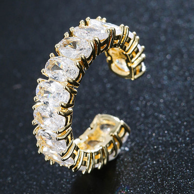 LXOEN šareni, jednostavni, luksuzni zaručnički prsten od cirkona sa srebrnim kristalnim vjenčanim prstenjem za žene, nakit za zabave