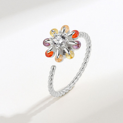 2022-es divat Butterfly Evil Eye forgó gyűrű női haladó forgó szorongásos dekompressziós gyűrű többfunkciós ékszer ajándék