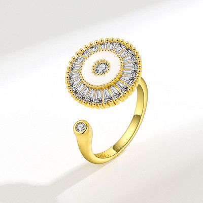 2022-es divat Butterfly Evil Eye forgó gyűrű női haladó forgó szorongásos dekompressziós gyűrű többfunkciós ékszer ajándék