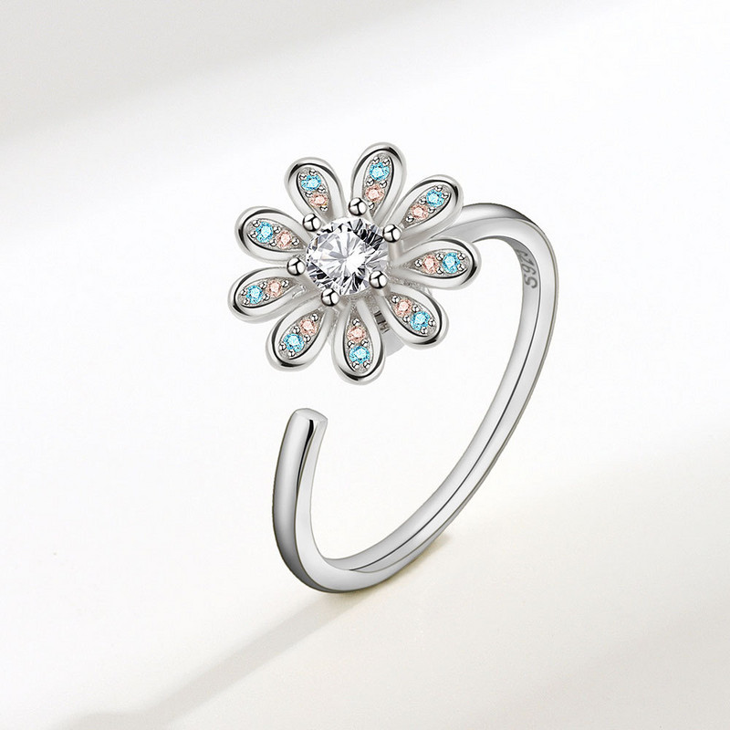 2022-es divat Butterfly Evil Eye forgó gyűrű női haladó forgó szorongásos dekompressziós gyűrű többfunkciós ékszer ajándék