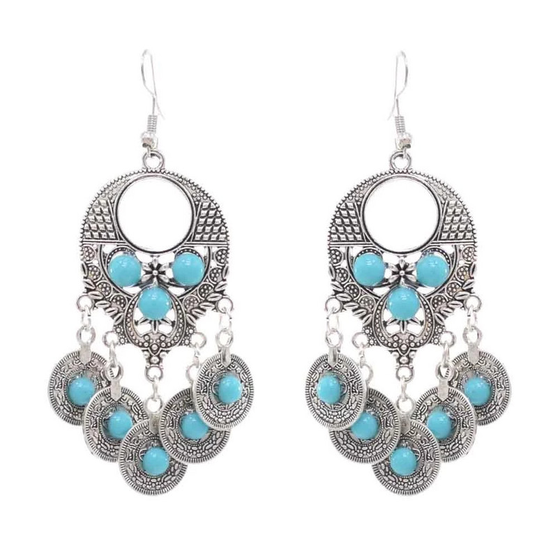 India etnic tribal tradițional monedă ciucuri choker colier brățară cercei pentru femei afgane curcane burta lanțuri set de bijuterii