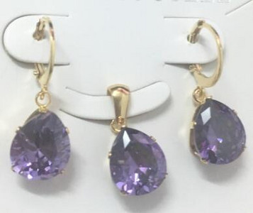 LUXUKISSKIDS Модни луксозни огърлици от неръждаема стомана с форма на капка вода Комплекти обеци за дами Индийски сватбени комплекти бижута