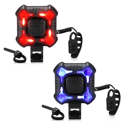 Elecpow Bicycle Klaksón Predné svetlá Vodotesné USB Nabíjanie Nočná jazda Silné bicyklové svetlo 140dB 6 Hlasitosť Bezpečnostný alarm Bicykel zvonček