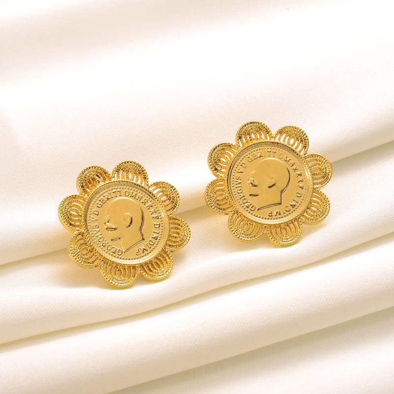 Etióp nagy divat érmekészlet ékszer 24k arany színű afrikai eritreai habesha esküvői menyasszonyi ékszer ajándékok