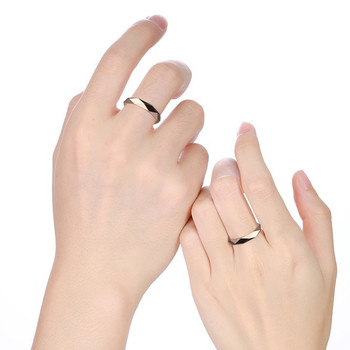 Луксозен моден пълен пръстен за двойки Мъжки обещаващ пръстен Романтичен сватбен годежен пръстен за булка Изискани бижута