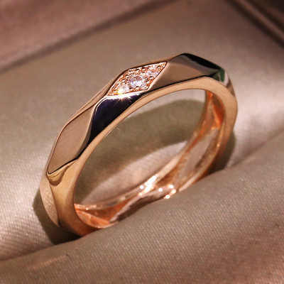 Luxusný módny prsteň plný páru Pánsky sľubný prsteň Romantický svadobný nevesta zásnubný prsteň Jemné šperky