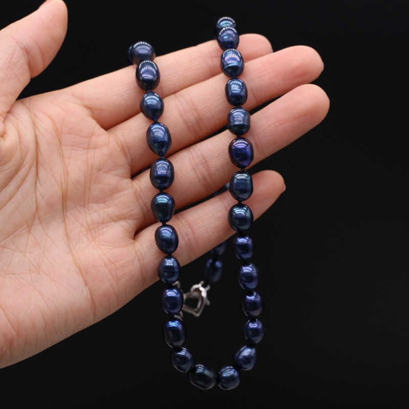 8-9 mm set prirodnih slatkovodnih bisera, elastičnost u obliku krumpira, narukvica s perlama, ogrlica, naušnice, dodaci za vjenčanje