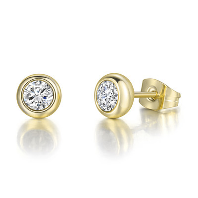 Горещи разпродажби блестящи 4 цвята Циркон Тенденции Комплект бижута за жени Колие Обеци Гривна Сватба Годеж Бижута Подарък на едро