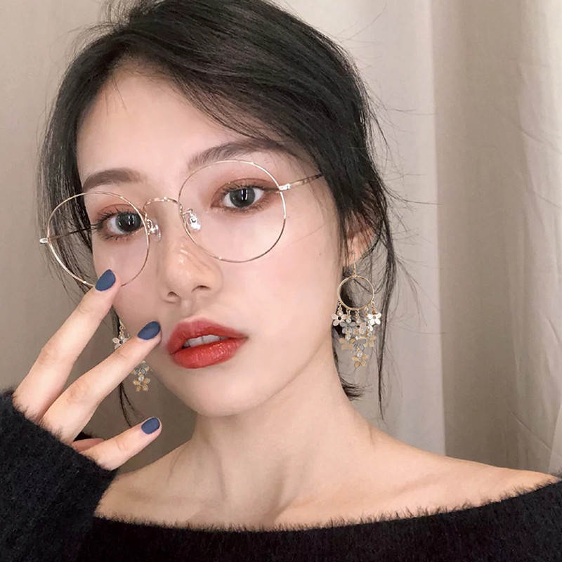 Cercei cu picătură indieni cu ciucuri Boho 2020 Bijuterii Orecchini pentru femei Cercei Jhumka de culoare argintiu cu flori retro