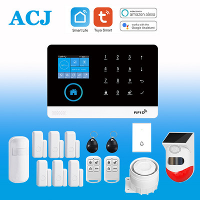 PG103 WiFi alarmni sustav za sigurnost doma od provale Tuya Smart House App Control 433MHz GSM bežični s kamerom senzora pokreta