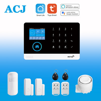 PG103 WiFi alarmni sustav za sigurnost doma od provale Tuya Smart House App Control 433MHz GSM bežični s kamerom senzora pokreta