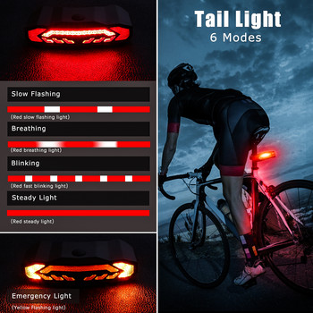Συναγερμός ποδηλάτου WSDCAM Ηλεκτρικό πίσω φως αδιάβροχο συναγερμό ασφαλείας αυτοκινήτου Αντικλεπτική υπενθύμιση συναγερμού μοτοσικλέτας