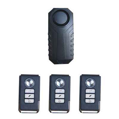 Alarmă fără fir impermeabilă pentru bicicletă Motocicletă Mașină electrică Vehicul scuter Alarma barcă Senzor de vibrații de securitate Alarma antifurt