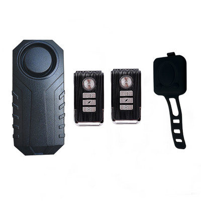 Alarmă fără fir impermeabilă pentru bicicletă Motocicletă Mașină electrică Vehicul scuter Alarma barcă Senzor de vibrații de securitate Alarma antifurt