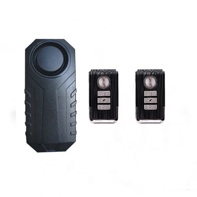 Alarmă fără fir impermeabilă pentru bicicletă Motocicletă Mașină electrică Vehicul scuter Alarma barcă Senzor de vibrații de securitate Alarma antifurt