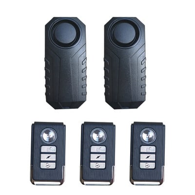 Alarmă fără fir impermeabilă pentru bicicletă Motocicletă Mașină electrică Vehicul scuter Alarma barcă Senzor de vibrații de securitate Alarma antifurt