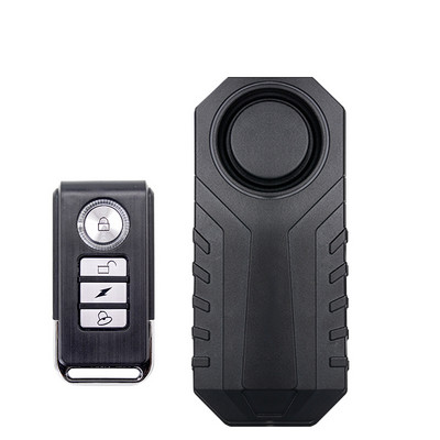 Alarmă fără fir impermeabilă pentru bicicletă Motocicletă Mașină electrică Vehicul scuter Alarma barcă Senzor de vibrații de securitate Alarma antifurt