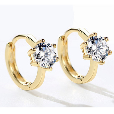 Išskirtiniai prabangūs aukso spalvos auskarai, natūralaus krištolo cirkonio, moterų, populiarios sužadėtuvių dovanos, papuošalai, aksesuarai