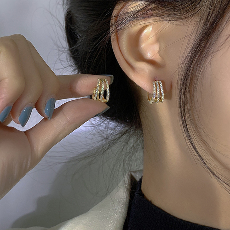 Išskirtiniai prabangūs aukso spalvos auskarai, natūralaus krištolo cirkonio, moterų, populiarios sužadėtuvių dovanos, papuošalai, aksesuarai