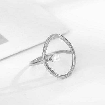 Jemný perlový tenký prsteň pre ženy, minimalistický základný štýl, módne šperky, zlatý prsteň na kĺb, dámsky plážový prsteň, darček pre najlepšiu priateľku...