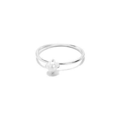 Jemný perlový tenký prsteň pre ženy, minimalistický základný štýl, módne šperky, zlatý prsteň na kĺb, dámsky plážový prsteň, darček pre najlepšiu priateľku...