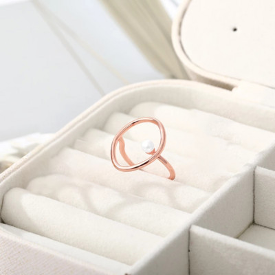 Jemný perlový tenký prsteň pre ženy, minimalistický základný štýl, módne šperky, zlatý prsteň na kĺb, dámsky plážový prsteň, darček pre najlepšiu priateľku...