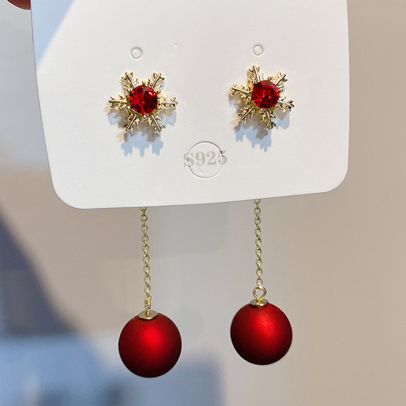 Κόκκινα μακριά κρεμαστά σκουλαρίκια серьги женские Σκουλαρίκι με μαργαριταρένια φούντα με σταγόνα Vintage Ear Wire Piercing γυναικεία μοντέλα 2022 Trend