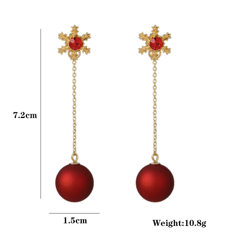 Κόκκινα μακριά κρεμαστά σκουλαρίκια серьги женские Σκουλαρίκι με μαργαριταρένια φούντα με σταγόνα Vintage Ear Wire Piercing γυναικεία μοντέλα 2022 Trend