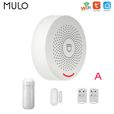 Bezdrôtový WiFi domáci alarm systém 433MHz, bezpečnostný systém proti vlámaniu, inteligentný domáci systém, aplikácia, senzor dverí, okien, detektor pohybu