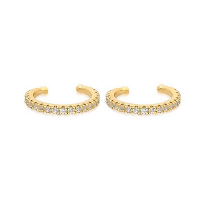 TIANDE pozlaćene naušnice s štipaljkama za žene CZ cirkon s lažnim pirsingom za uši Ženske naušnice 2022. Veleprodaja modnog nakita