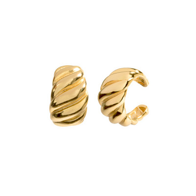 TIANDE pozlaćene naušnice s štipaljkama za žene CZ cirkon s lažnim pirsingom za uši Ženske naušnice 2022. Veleprodaja modnog nakita