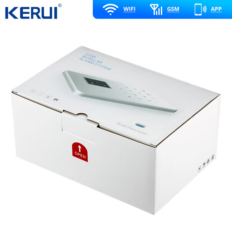Kerui Tuya W181 bežični Wifi kućni alarm GSM IOS Android APP Control LCD GSM SMS protuprovalni alarmni sustav za kućni sigurnosni alarm