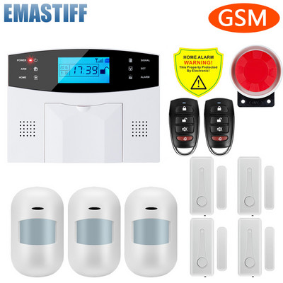 M2B žičani i bežični GSM kućni protuprovalni alarmni sustav 433MHz podrška G2B španjolski engleski ruski govorni interkom jezik