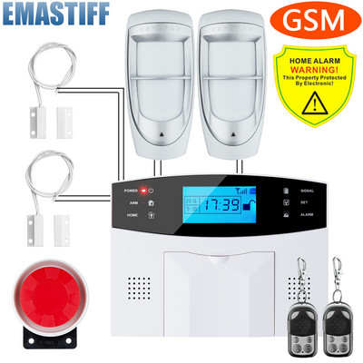 M2B žičani i bežični GSM kućni protuprovalni alarmni sustav 433MHz podrška G2B španjolski engleski ruski govorni interkom jezik