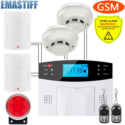 M2B žičani i bežični GSM kućni protuprovalni alarmni sustav 433MHz podrška G2B španjolski engleski ruski govorni interkom jezik