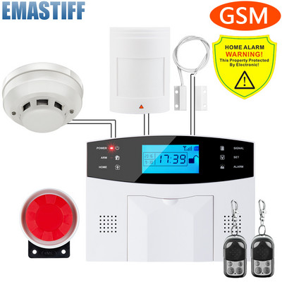 M2B žičani i bežični GSM kućni protuprovalni alarmni sustav 433MHz podrška G2B španjolski engleski ruski govorni interkom jezik