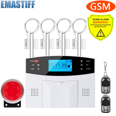 M2B žičani i bežični GSM kućni protuprovalni alarmni sustav 433MHz podrška G2B španjolski engleski ruski govorni interkom jezik