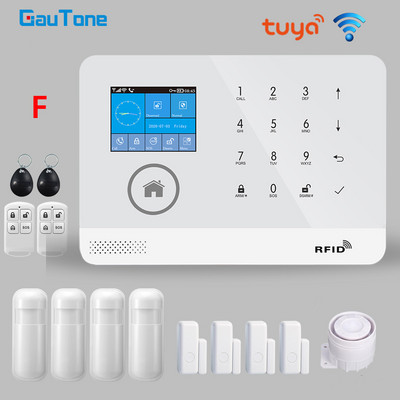 GauTone NOVO PG103 tuya WiFi alarmni sustav Sigurnost doma s RFID karticom Senzori pokreta Smart Life aplikacija Kontrola