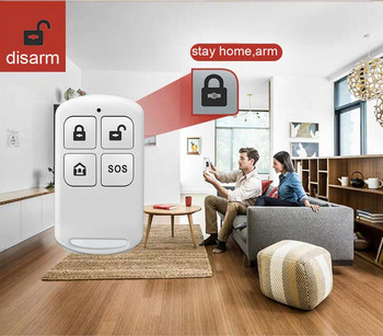 PGST безжична домашна WIFI GSM охранителна алармена система Домашна охрана срещу взлом с PIR детектор за сензор за движение Алармена система срещу взлом