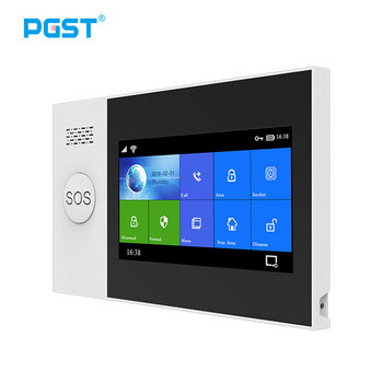PGST безжична домашна WIFI GSM охранителна алармена система Домашна охрана срещу взлом с PIR детектор за сензор за движение Алармена система срещу взлом